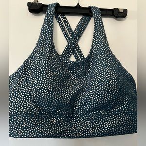 BuffBunny Rosa sports bra - nile gold bossy print